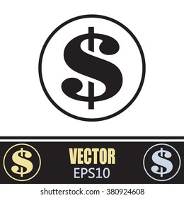 Dollar sign icon