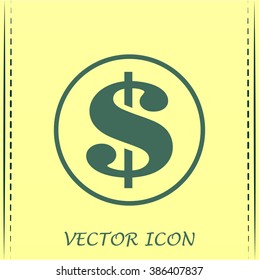Dollar sign icon