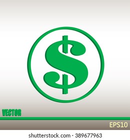 Dollar sign icon