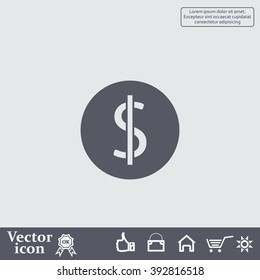 Dollar sign icon