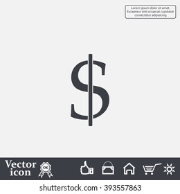 Dollar sign icon