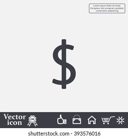 Dollar sign icon
