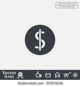 Dollar sign icon
