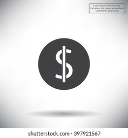 Dollar sign icon