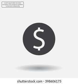 Dollar sign icon