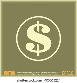 Dollar sign icon