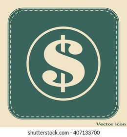 Dollar sign icon