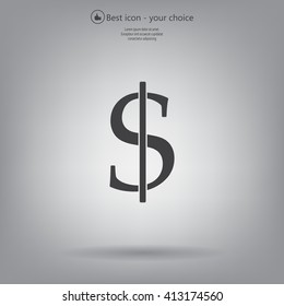 Dollar sign icon