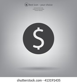 Dollar sign icon