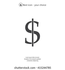 Dollar sign icon