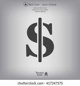 Dollar sign icon