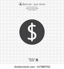 Dollar sign icon