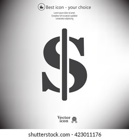 Dollar sign icon