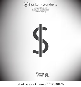 Dollar sign icon