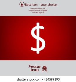 Dollar sign icon