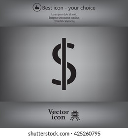 Dollar sign icon