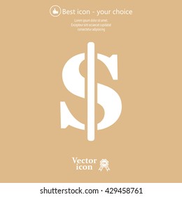 Dollar sign icon