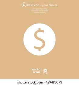 Dollar sign icon