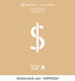 Dollar sign icon