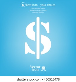 Dollar sign icon