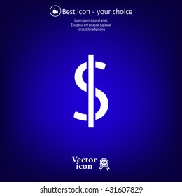 Dollar sign icon