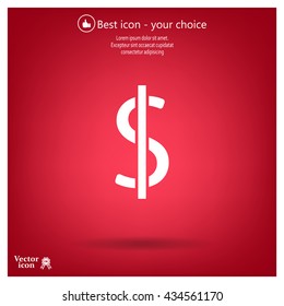 Dollar sign icon