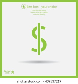 Dollar sign icon