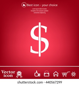 Dollar sign icon