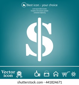 Dollar sign icon