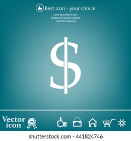 Dollar sign icon