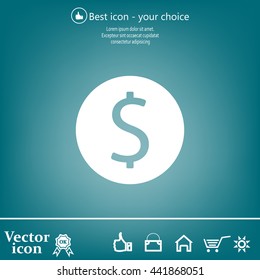 Dollar sign icon