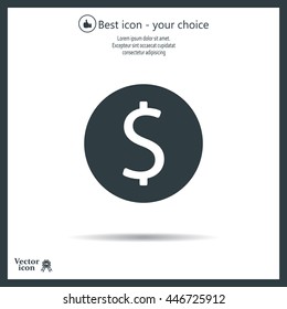 Dollar sign icon