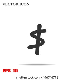 Dollar sign icon