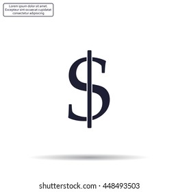 Dollar sign icon