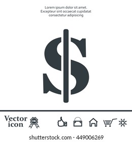 Dollar sign icon