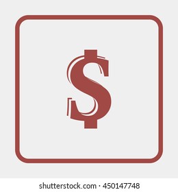 Dollar sign icon.