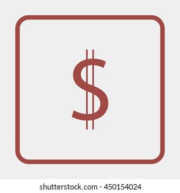 Dollar sign icon.