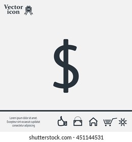 Dollar sign icon