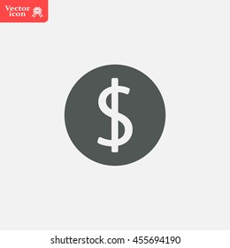 Dollar sign icon