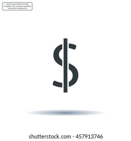 Dollar sign icon