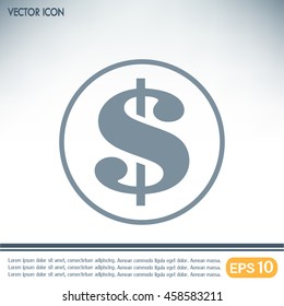 Dollar sign icon