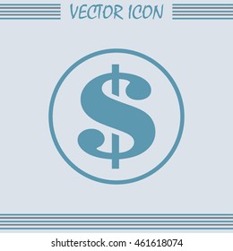 Dollar sign icon