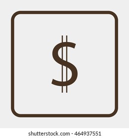 Dollar sign icon.