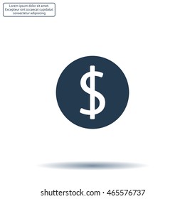 Dollar sign icon