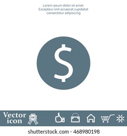 Dollar sign icon