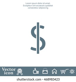 Dollar sign icon