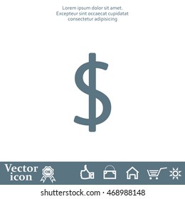 Dollar sign icon