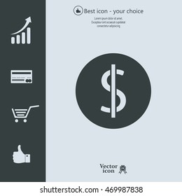 Dollar sign icon