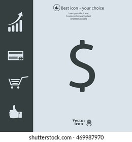 Dollar sign icon