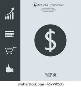 Dollar sign icon